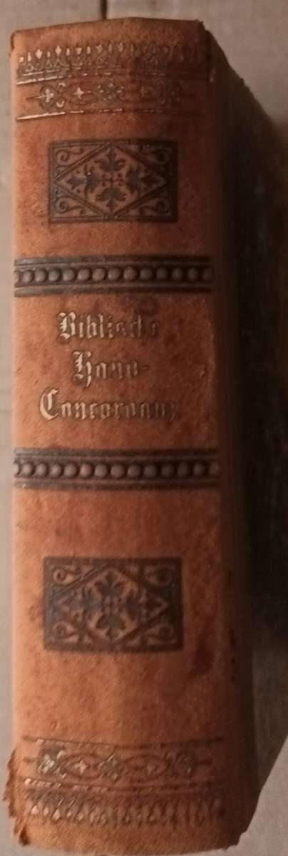 German Bible Concordance (Bremen 1866 and 1883 and 1893)