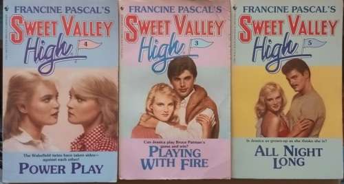 Sweet Valley High - Francine Pascal - 3 Paperbacks - No.3 /No.4  /No.5