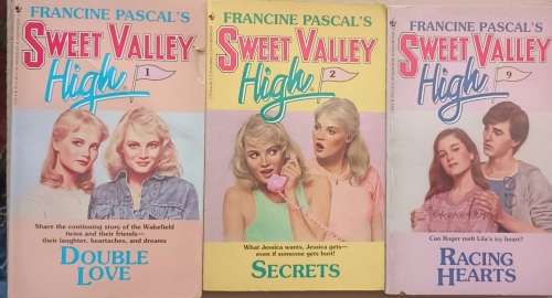 Sweet Valley High - Francine Pascal - 3 Paperbacks - No.1 /No.2 /No.9