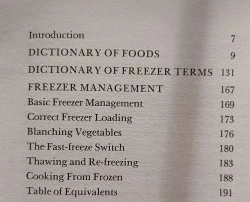 Will it Freeze? by Joan Hood Hardcover (Compiled by Home & Freezer Digest)