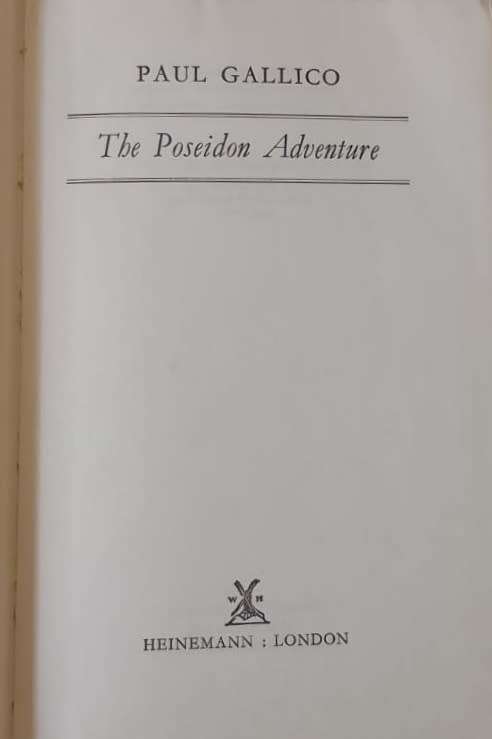 The Poseidon Adventure - Paul Gallico - Hardcover 1969