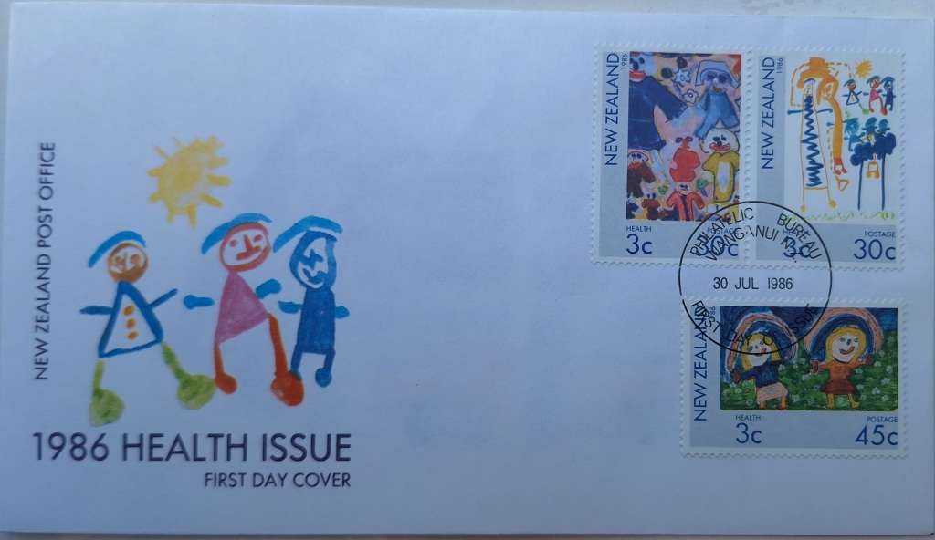 New Zealand 1986 Health Issue FDC