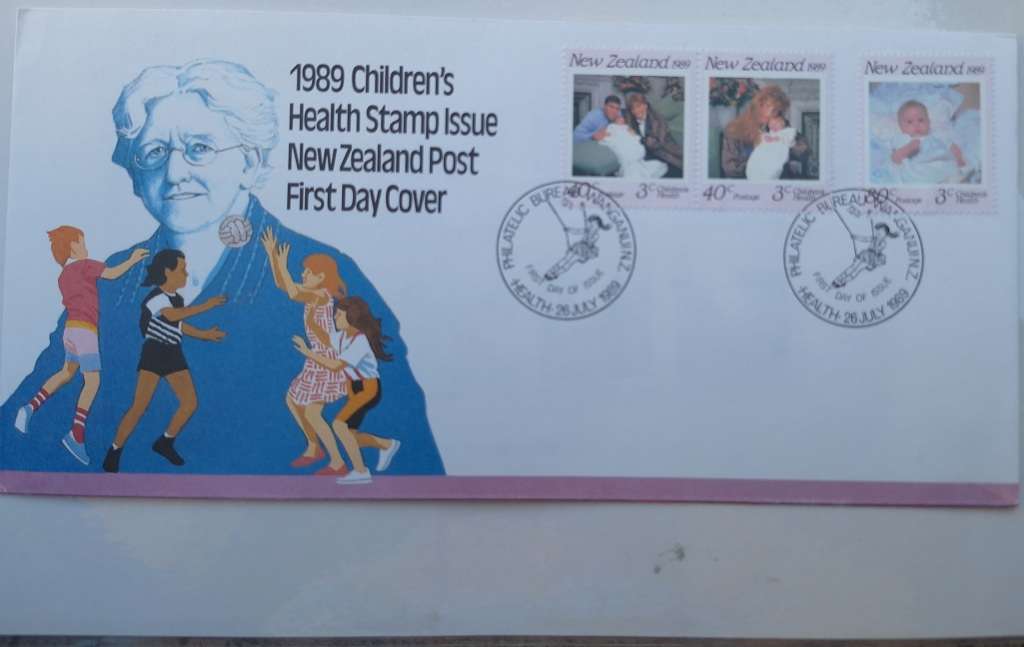New Zealand 1989 Children`s Health Issue First Day Cover