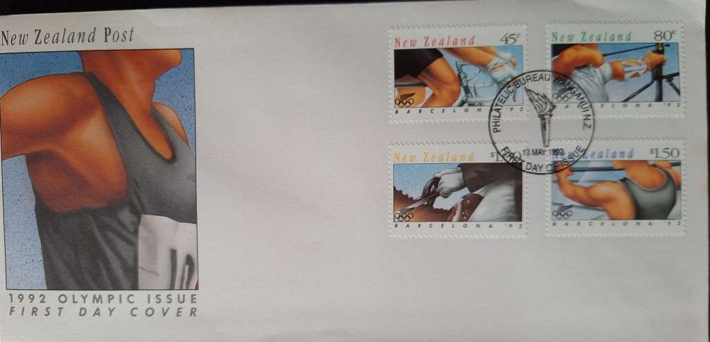 New Zealand 1992 Olympic Issue FDC