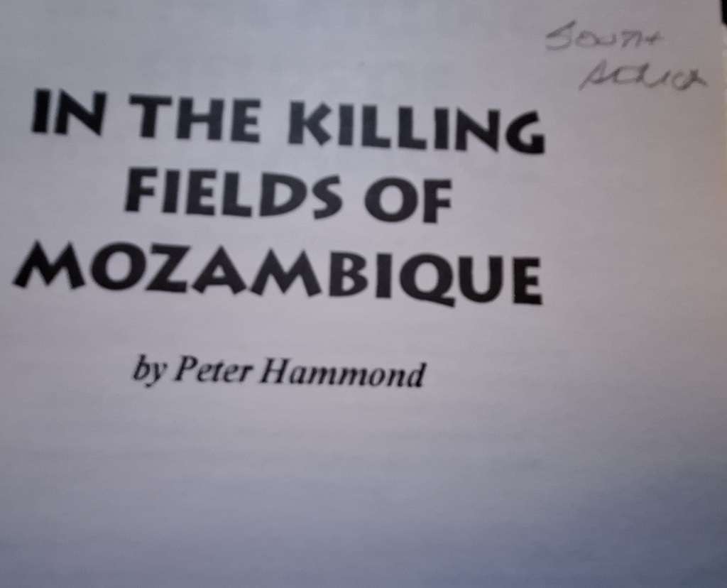 In the Killing Fields of Mozambique by Peter Hammond Paperback