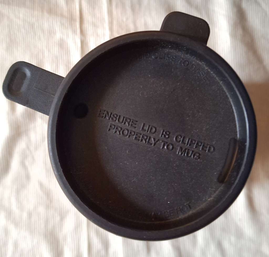 Black Stormers Lidded Travel Mug