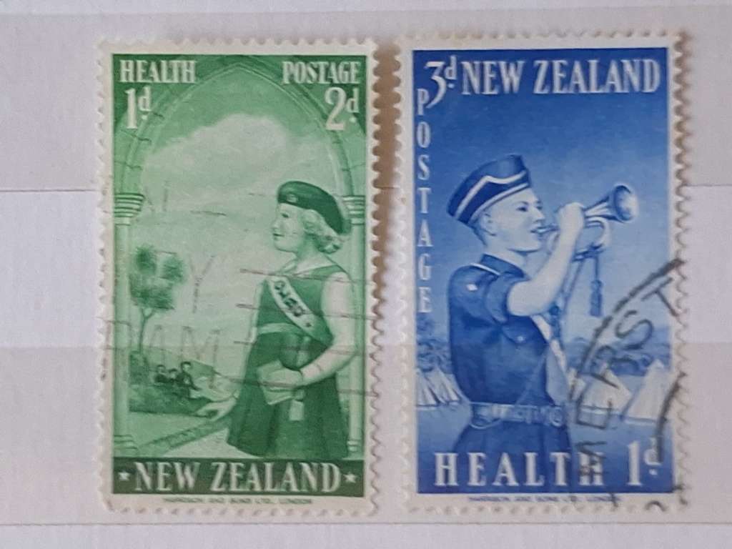 New Zealand 1958 Health Issue Set of 2 Used stamps