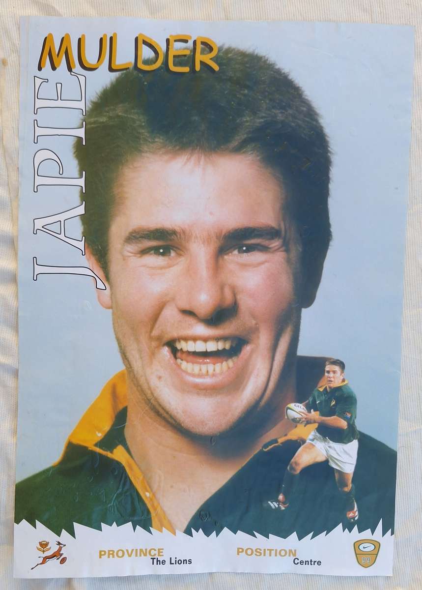 `99 Springbok Poster File complete with 24 Colour Posters - 41.5x27cm - Nike Rugby 1999