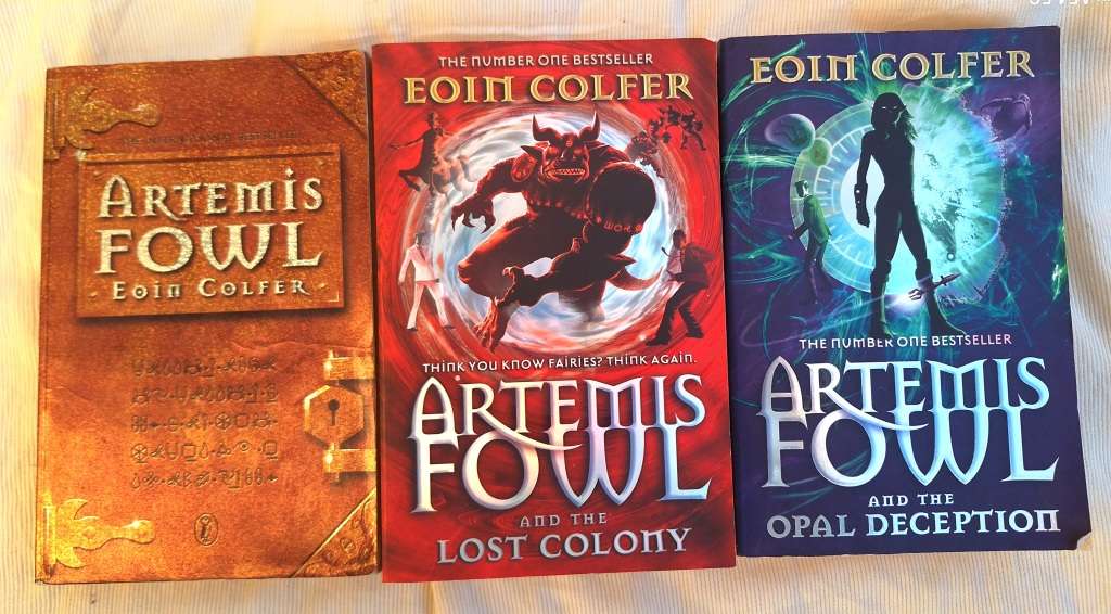 Artemis Fowl Three Books by Eoin Colfer Paperback