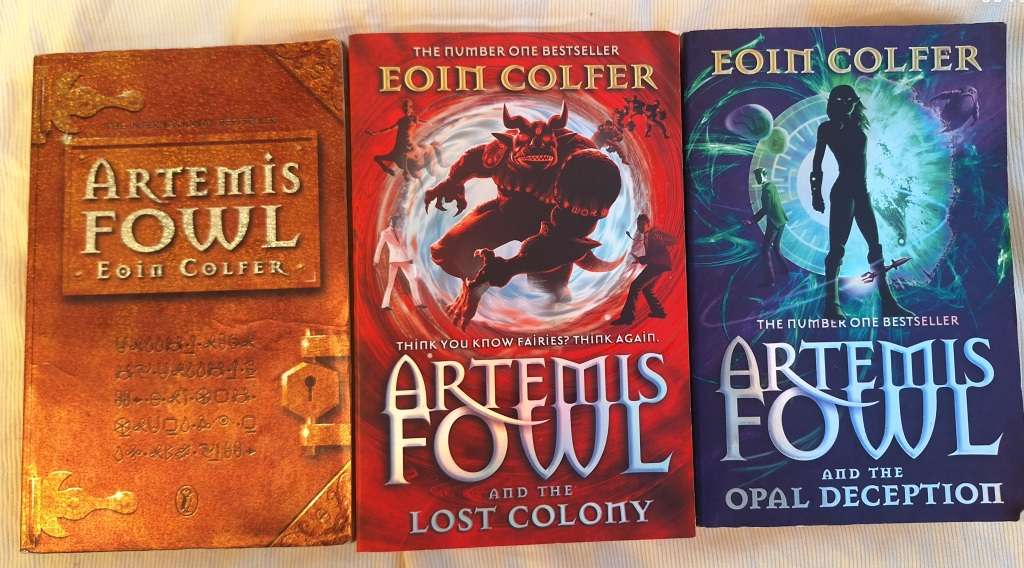 Artemis Fowl Three Books by Eoin Colfer Paperback