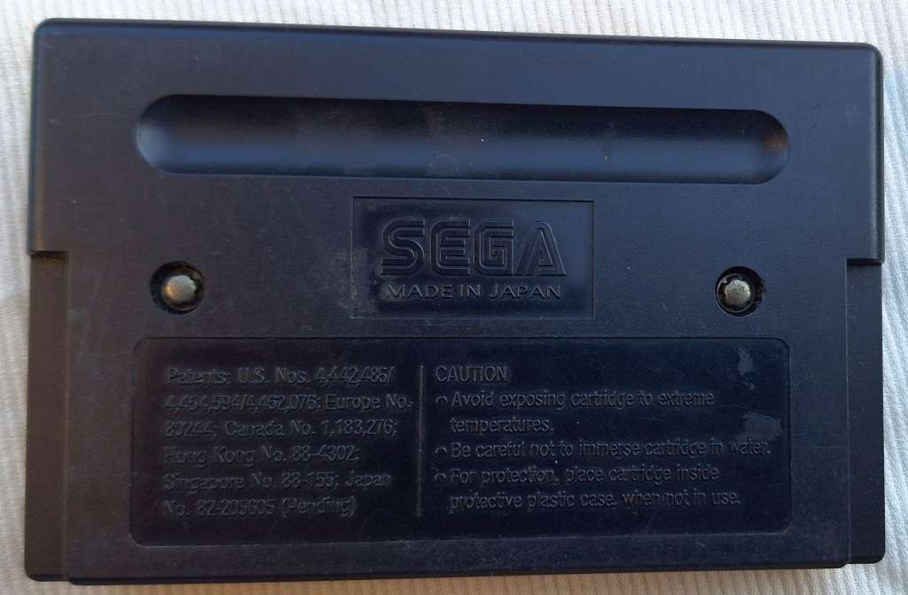 Vintage Sega Genesis Game Cartridge Winter Olympic Games Lillehammer `94