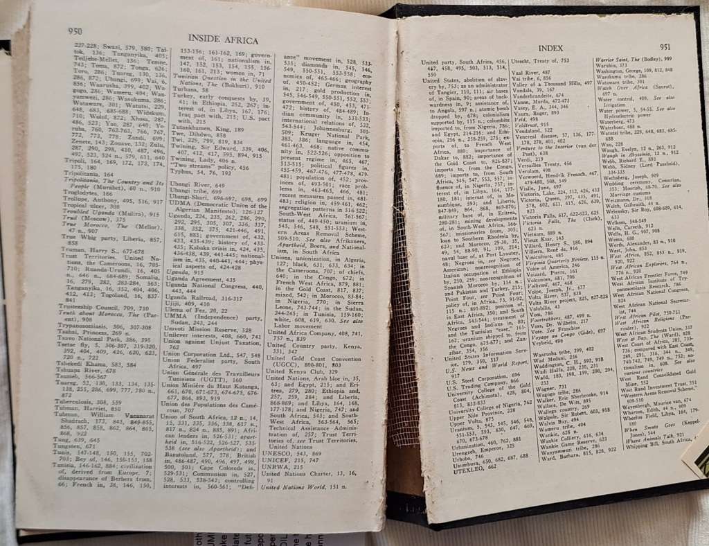 Inside Africa by John Gunther Hardcover