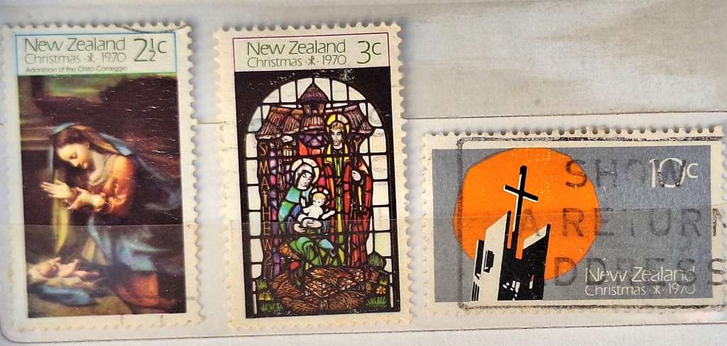 New Zealand 1970 Christmas Set of 3 Used stamps
