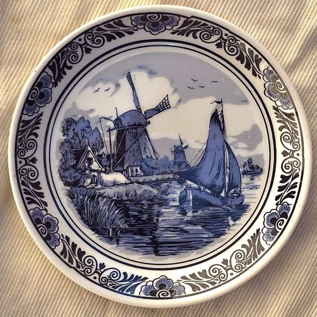 Delft Oude Molen Fabriek Holland Small Plate