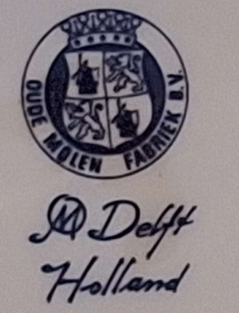 Delft Oude Molen Fabriek Holland Small Plate