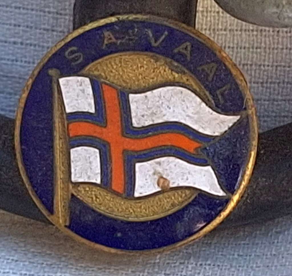 Vintage Union Castle S.A. Vaal Anchor Wall Hanging with Bell