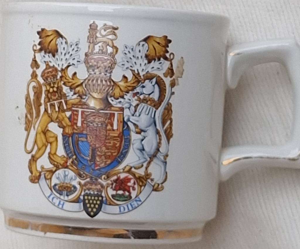 Royal Wedding 29th July 1981 Prince Charles & Lady Diana Spencer Mug by Wood & Sons England