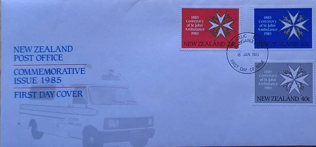 New Zealand 1985 St Johns Ambulance Centenary FDC