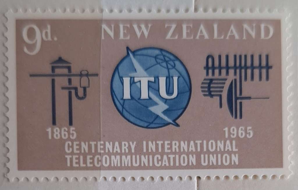 New Zealand 1965 ITU 1 Mint stamp