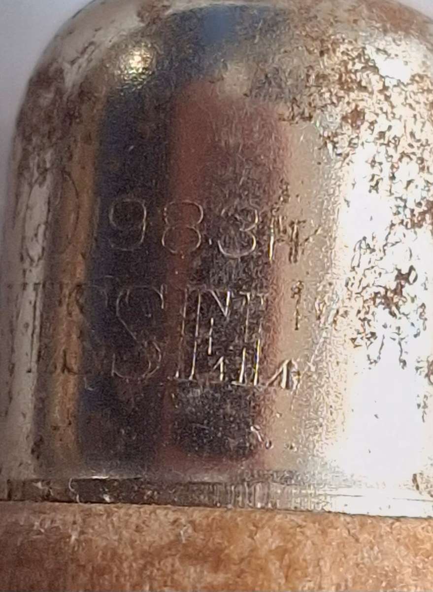 Vintage Wooden Handle Flat Head Screwdriver 1983 Vessel