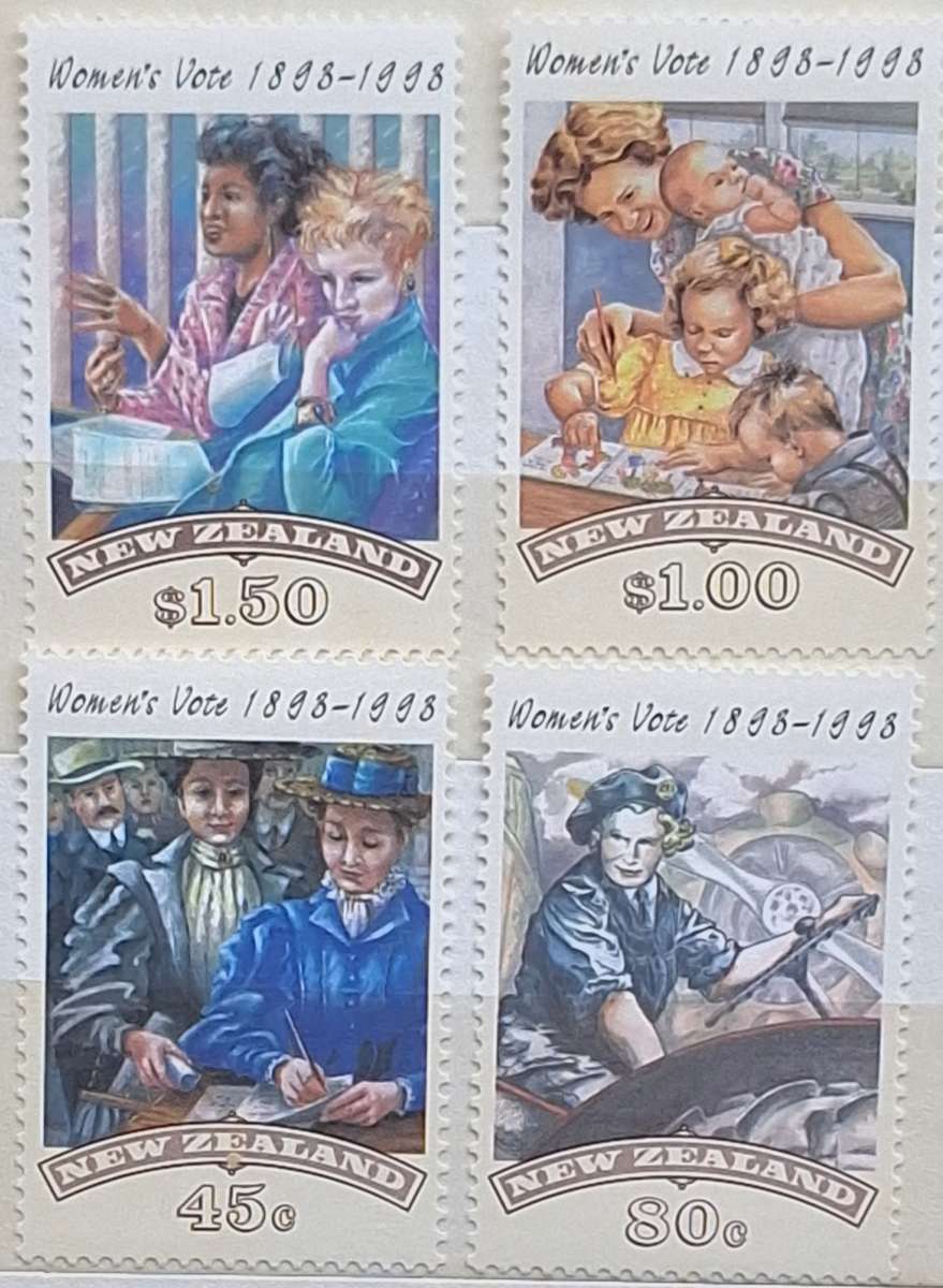 New Zealand 1993 Women's Vote Centenary Set of 4 Mint stamps