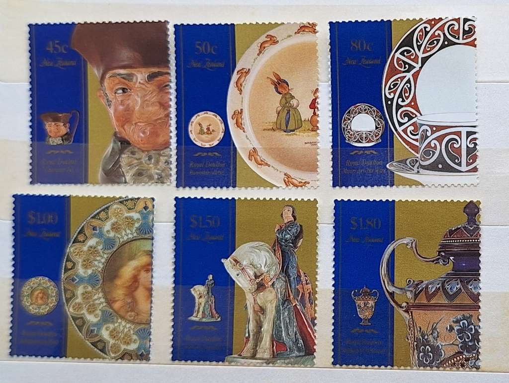 New Zealand 1993 Royal Doulton Set of 6 Mint stamps