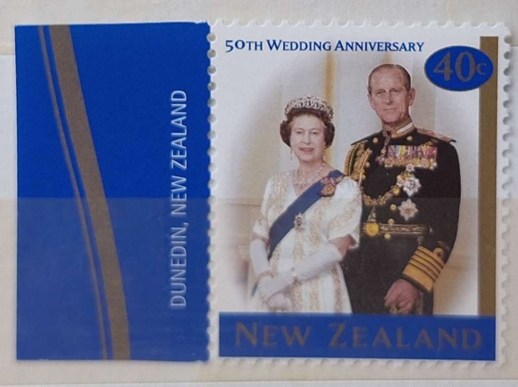 New Zealand 1997 Golden Wedding Anniversary 1 Mint Stamp