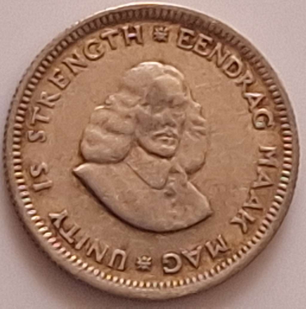 South Africa 1964 5c Silver