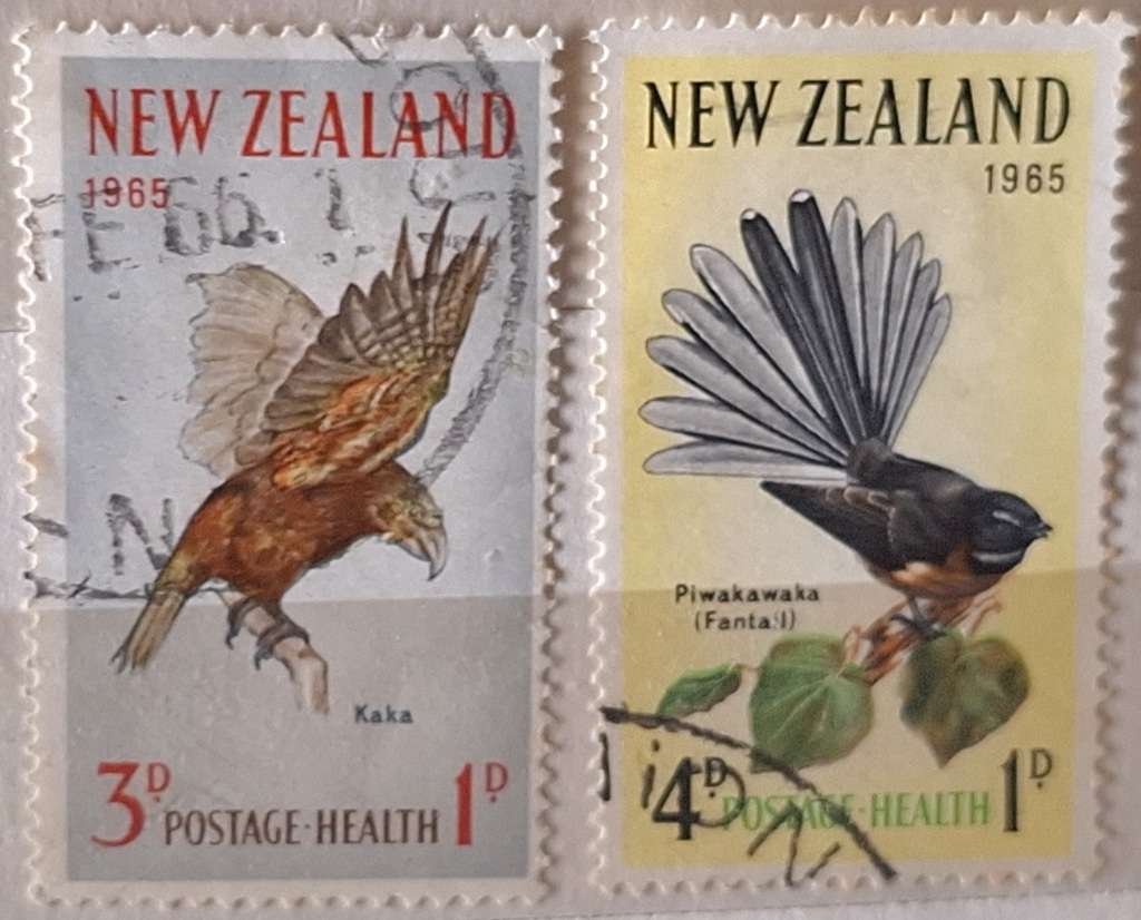 New Zealand 1965 Health Issue Set of 2 Used Hinged stamps