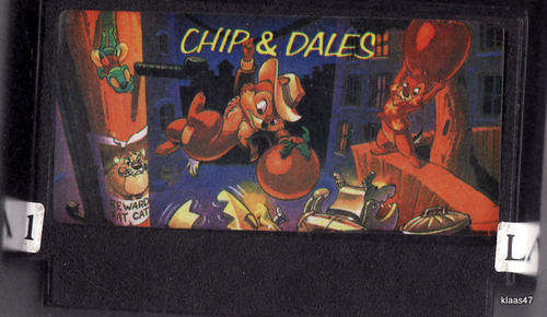 GAME CARTRIDGE : CHIP & DALES : LA1