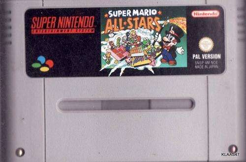 SUPER NINTENDO ENTERTAINMENT SYSTEM : SUPER MARIO ALL STARS : PAL VERSION : MADE IN JAPAN