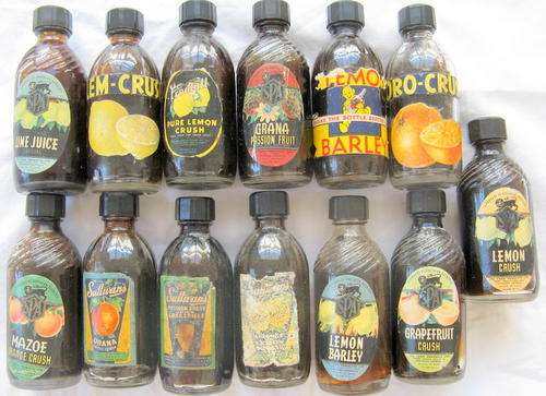 13 MINI BOTTLES : VARIOUS BRANDS : 9.5cm HIGH - SEE PICTURES FOR DETAILS