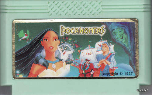 GAME CARTRIDGE : POCAHONTAS please note the game is NOT TESTED