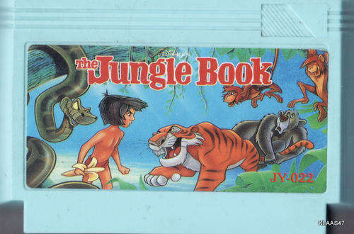 GAME CARTRIDGE : THE JUNGLE BOOK : JY-022 please note the game is NOT TESTED