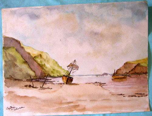 WATERCOLOUR : CYNTHIA JOHNSON : UNFRAMED : 40x30cm