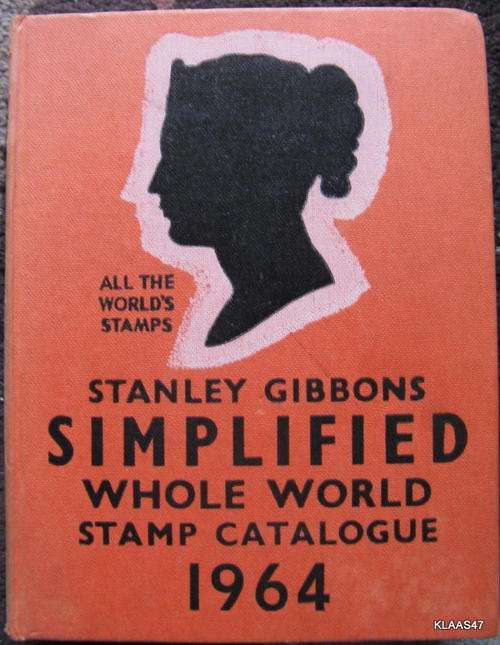 Standley Gibbons Simplified Whole World Stamp Catalogue 1964  ( All the world's' stamps )