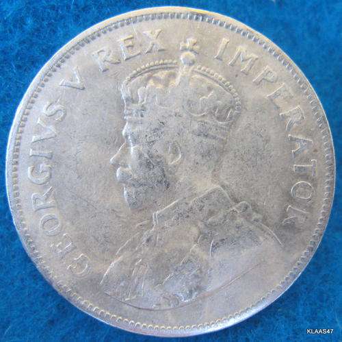 Union of South Africa, Silver half crown 1934