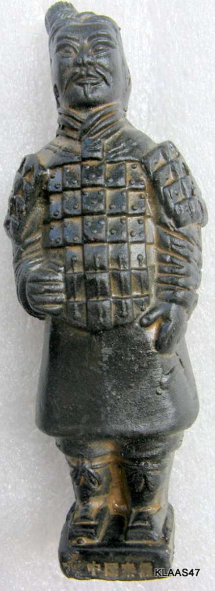 TERRACOTTA OF QIN DYNASTY : 1 PIECE : 12cm HIGH