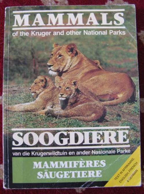 MAMMALS OF THE KRUGER AND OTHER NATIONAL PARKS PAPERBACK