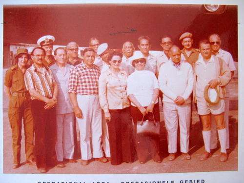 OPERATIONAL AREA - OPERASIONELE GEBIED : 1-9-78 : MOUNTED SIZE 32 X 24.7cm : NOTE MARK ON MOUNTING