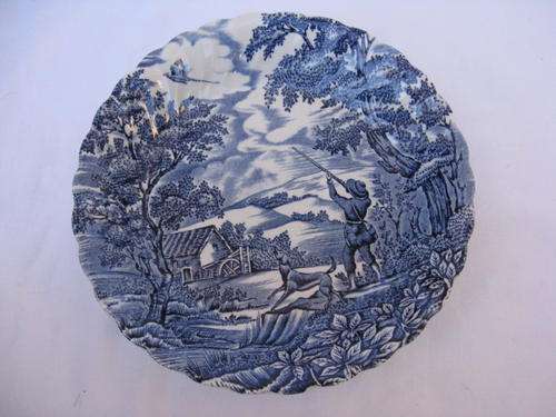 SOUP PLATE : 19cm : THE HUNTER : BY MYOTT : MADE IN ENGLAND