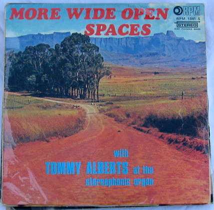 TOMMY ALBERTS ORGAN    MORE  WIDE  OPEN  SPACES RPM1041-S VINYL SOME SCRATHES COVER TORN