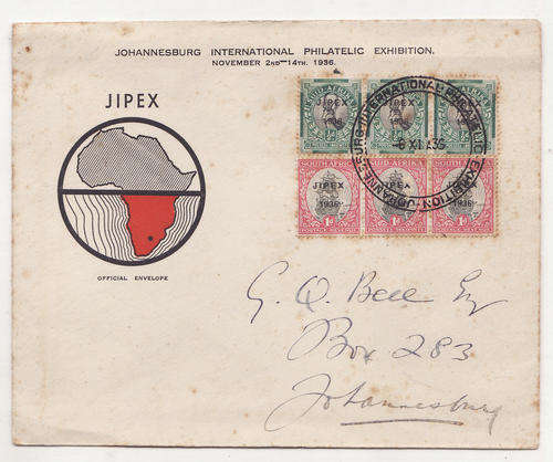 JIPEX : OFFICIAL ENVELOPE : 1936