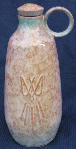 HOLY WATER BOTTLE (SACRART) ; 17cm HIGH : W.GOEBEL - W.GERMANY