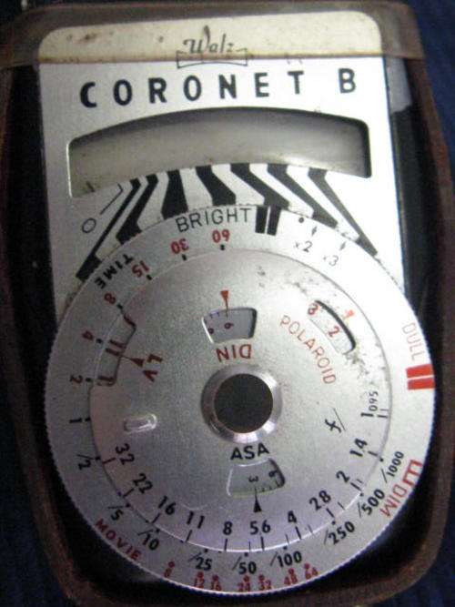 WALZ :  CORONET B  : MADE IN JAPAN : LIGHT METER