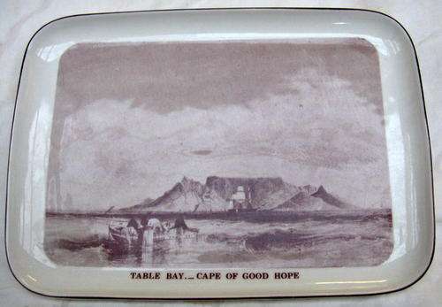 TABLE BAY ... CAPE OF GOOD HOPE : CONTINENTAL CHINA : 24.5 X 17cm : DOWSON & DOBSON