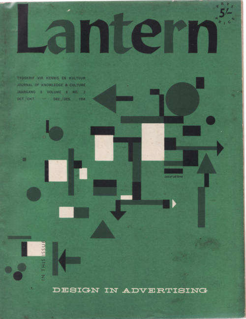 Lantern - Journal Of Knowledge And Culture/Tydskrif Vir Kennis En Kultuur   DES 1958