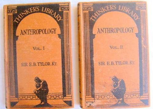 ANTHROPOLGY AN INTRODUCTION TO THE STUDY OF MAN  &  CIVILIZATION  BY SIR EDWARD B TYLOR  1930