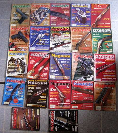 MAGNUM - THE SHOOTERS' MAGAZINE : 22 ISSUES DATING BETWEEN 2000 - 2006