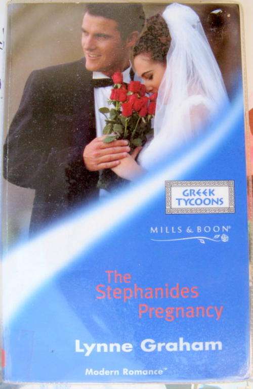 THE STEPHANIDES PREGNANCY BY LYNNE  GRAHAM  PAPERBACK  MODERN  ROMANCE  MILLS & PAPERBACK